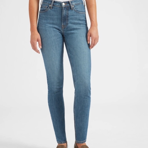 Everlane The High-Rise Skinny Jean - Mid Blue - Picture 1 of 8
